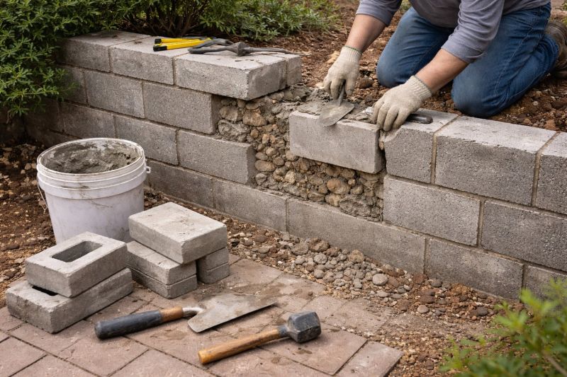 Block Wall Repair in Larimer County, CO