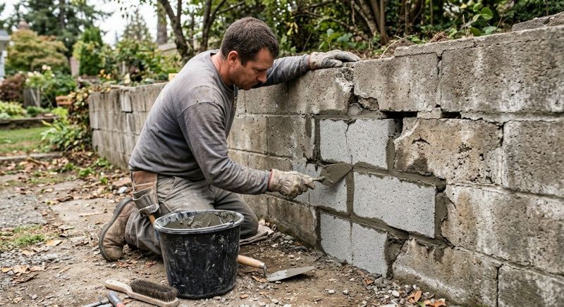 Block Wall Repair in Loveland, CO