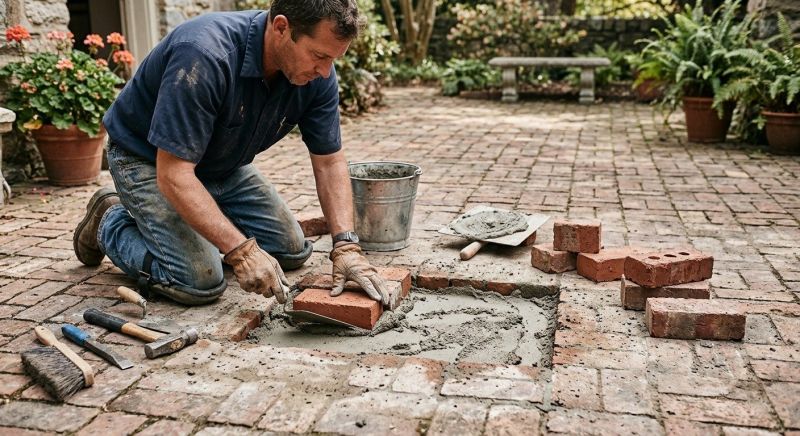 Brick Flatwork Repair in Firestone, CO