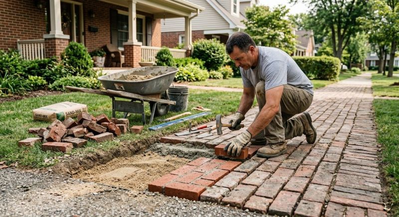 Brick Flatwork Repair in Johnstown, CO
