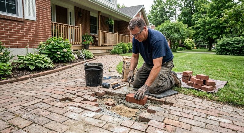 Brick Flatwork Repair in Loveland, CO