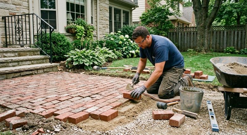 Brick Flatwork Repair in Timnath, CO
