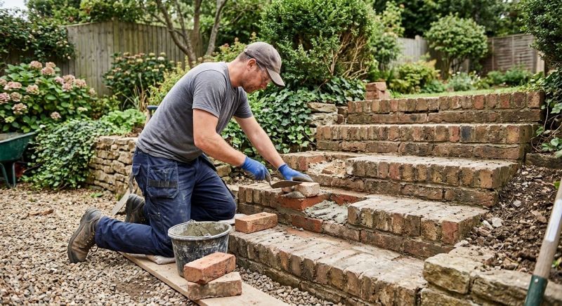 Brick Stairs Repair in Lyons, CO