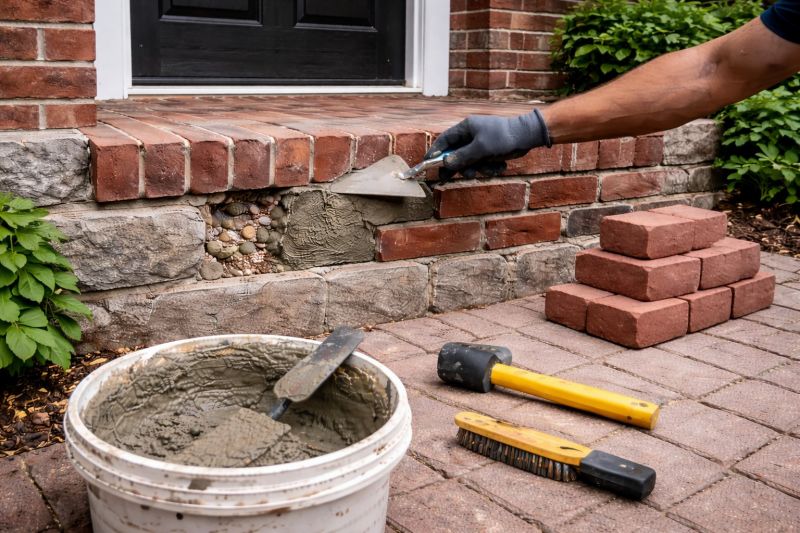 Brick Stoop Repair in Loveland, CO