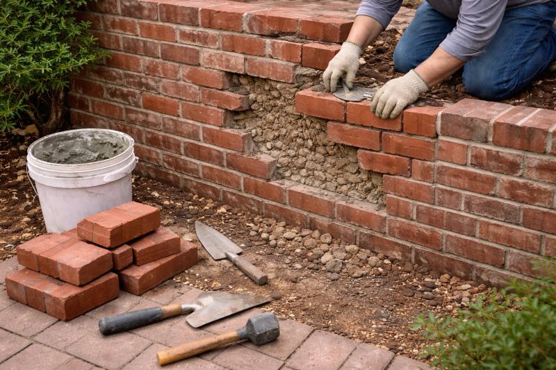 Brick Wall Repair in Loveland, CO