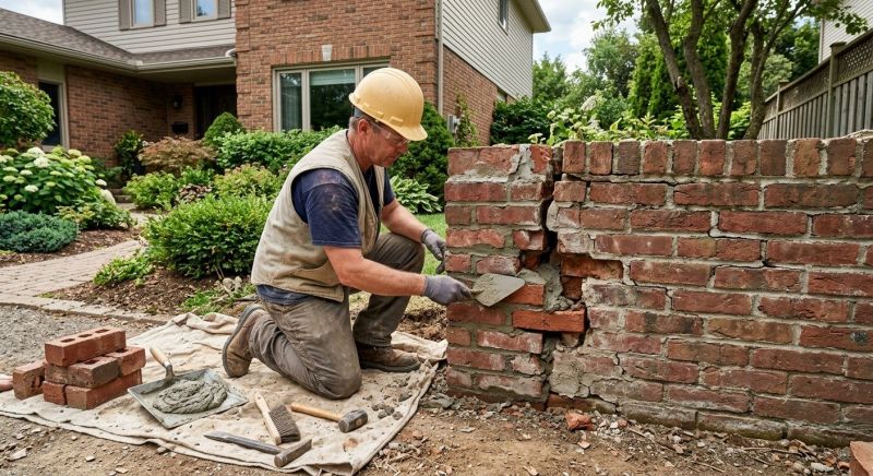 Brick Wall Repair in Windsor, CO