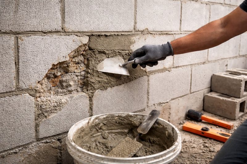 Cinder Block Wall Repair in Berthoud, CO