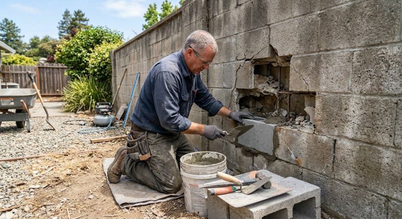 Concrete Block Repair in Boulder County, CO