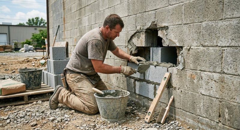 Concrete Block Repair in Johnstown, CO