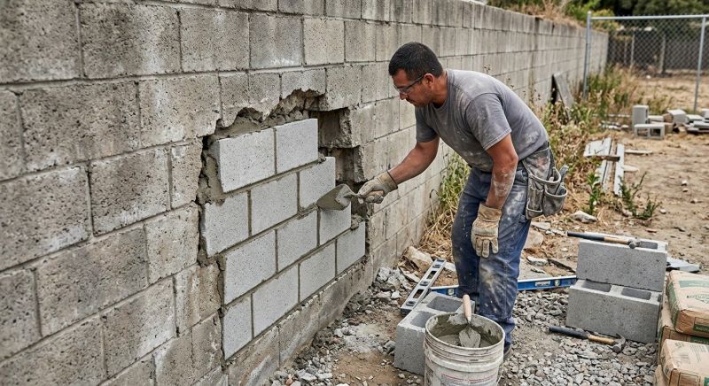 Masonry Wall Repair in Loveland, CO