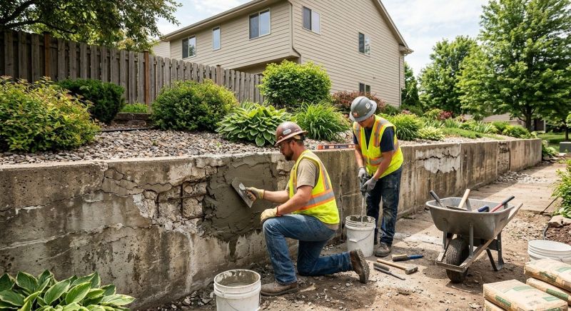 Retaining Wall Repair in Evans, CO