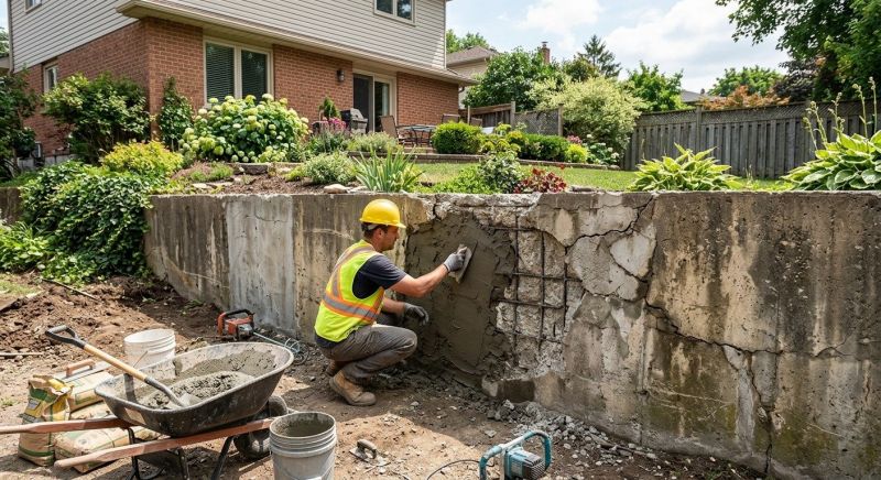 Retaining Wall Repair in Firestone, CO