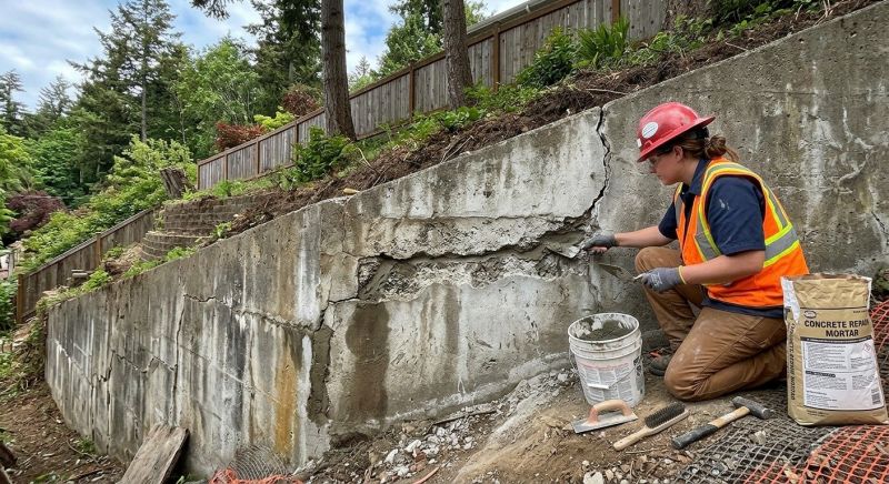 Retaining Wall Repair in Greeley, CO