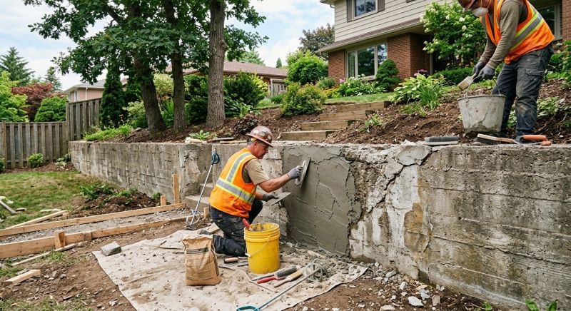 Retaining Wall Repair in Milliken, CO