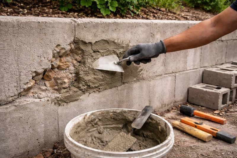 Retaining Wall Repair in Windsor, CO
