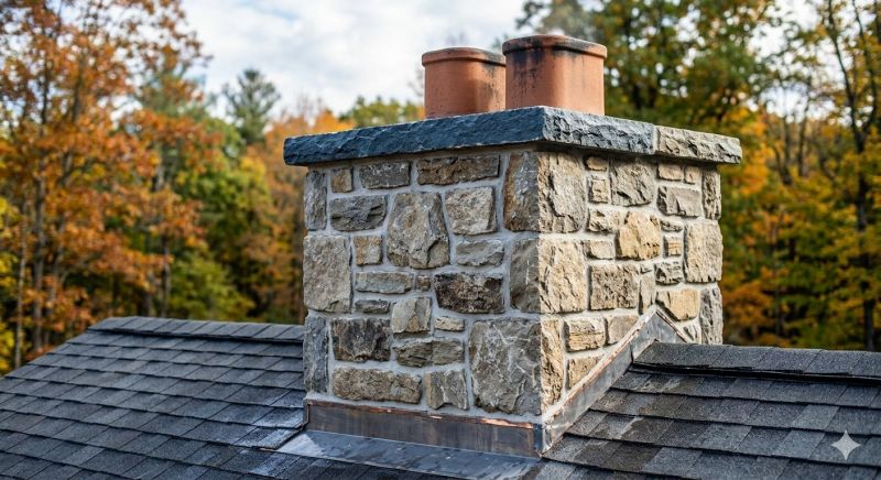 Stone Chimney Installation in Larimer County, CO
